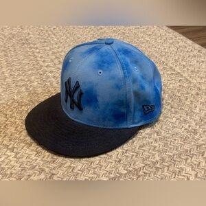 New York Yankees New Era Light Blue Fitted Hat 7 1/8